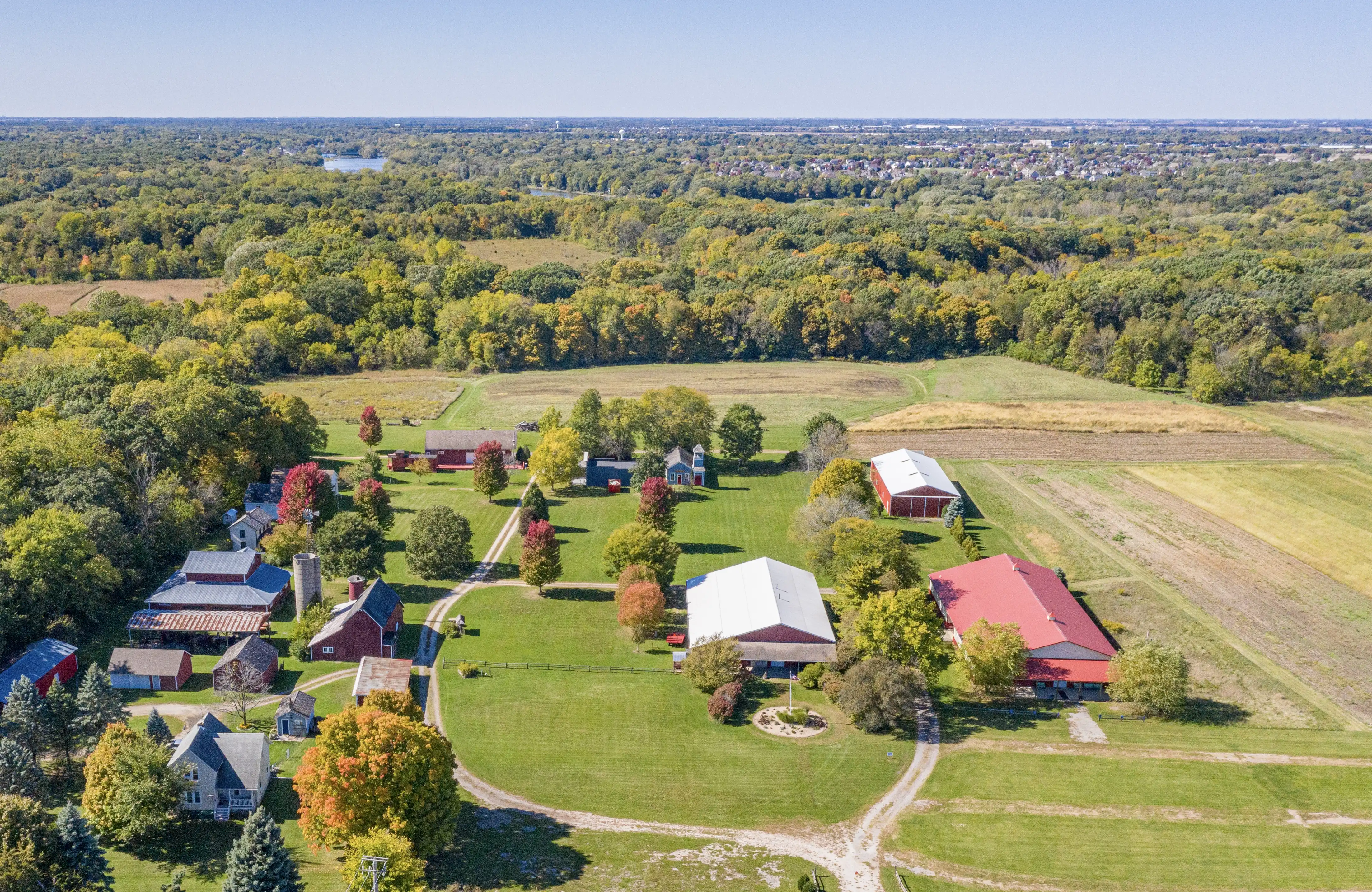 Lyon Farm aerial view
